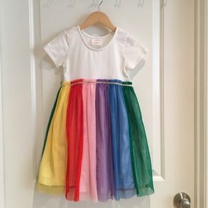 Hanna Andersson Rainbow Tulle Dress